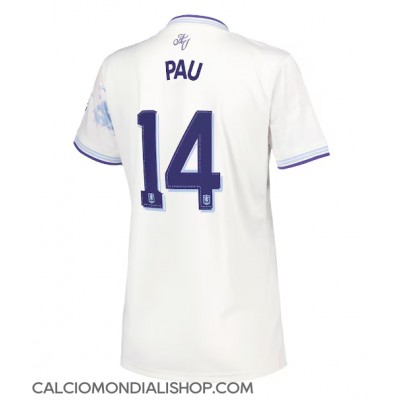 Maglie da calcio Aston Villa Pau Torres #14 Terza Maglia Femminile 2025-26 Manica Corta Maglie da calcio Aston Villa Pau Torres #14 Terza Maglia Femminile 2025-26 Manica Corta